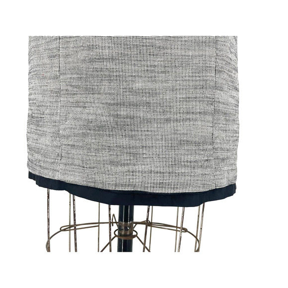 AB Studio Black and White V-Neck Short Sleeve Lined Dress Size 10 - Picture 6 of 10